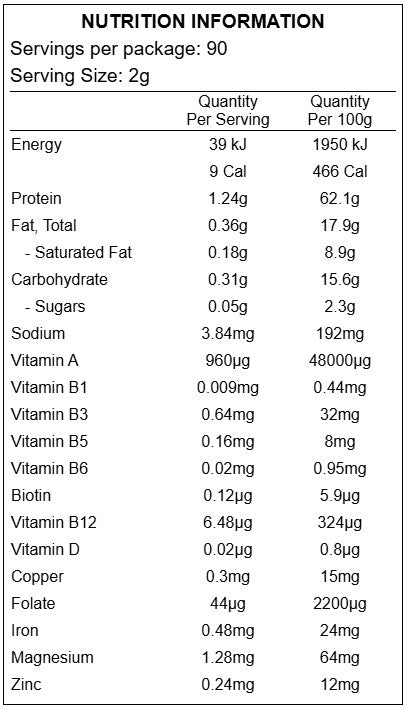 Chief Beef Liver Powder, 180g