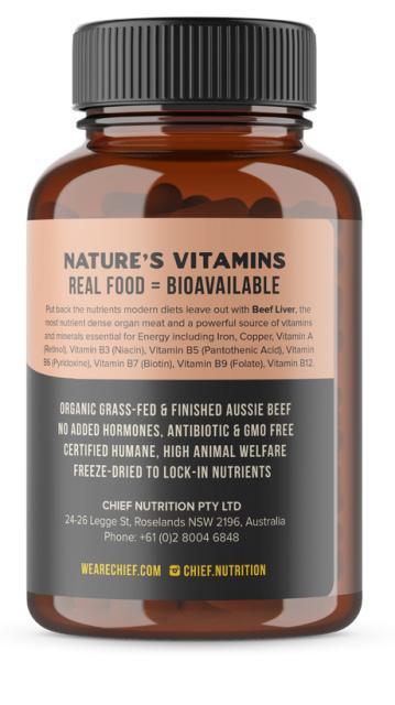 Chief Beef Liver Capsules