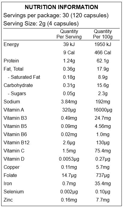Chief Organic Beef Liver, Heart & Kidney
