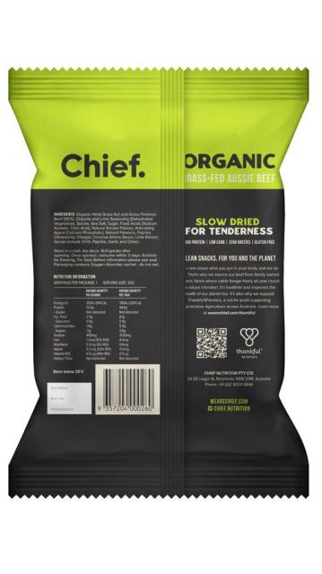 Chief Biltong Chipotle & Lime