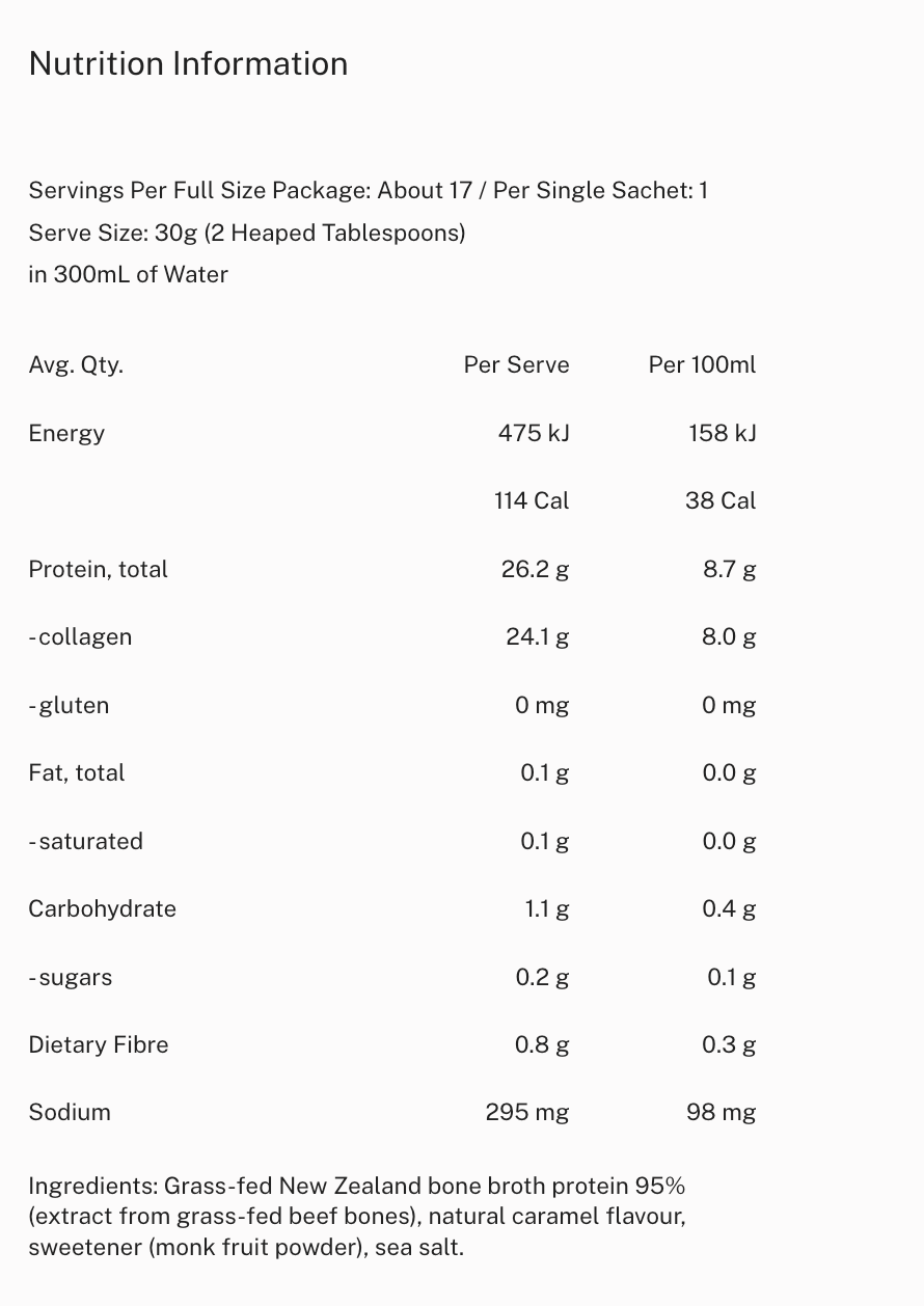 Bone Broth Protein Powder 500g